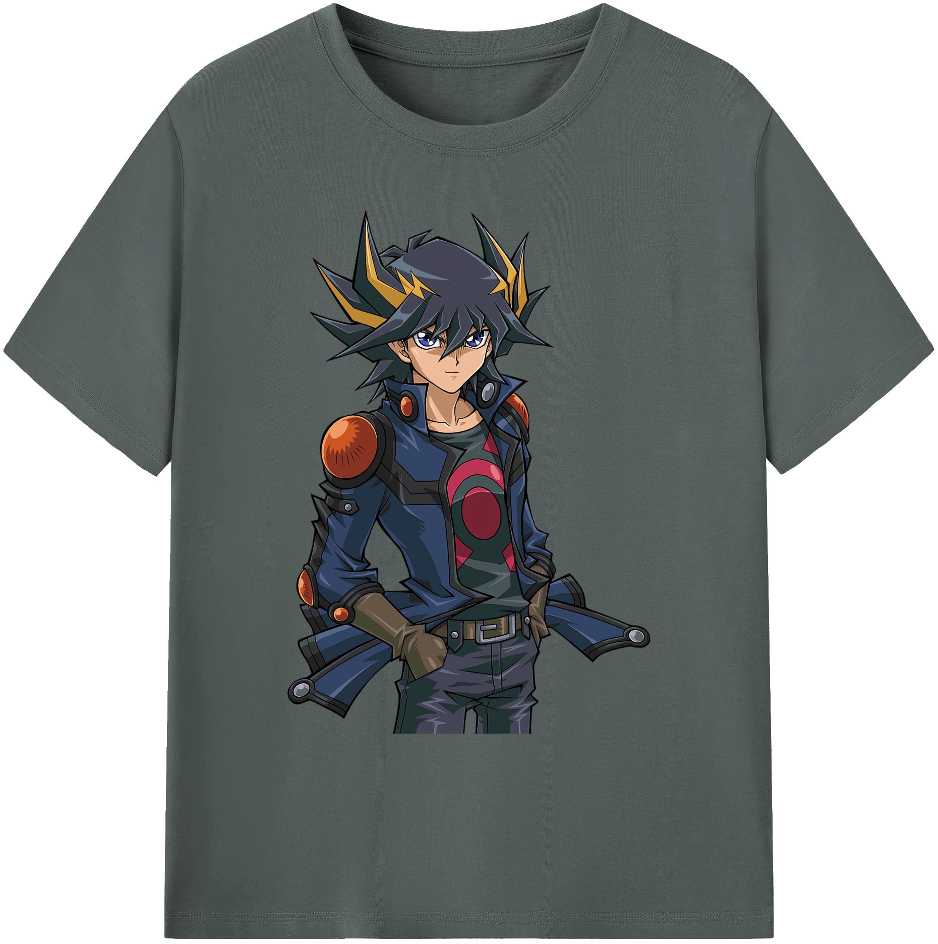 （画像用） 遊☆戯☆王 Yu-Gi-Oh! 綿100％ メンズ半袖Tシャツ｜肌触りやわらか＆通気性